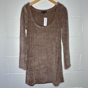 NWT Kendal & Kylie long sleeve chenille mini dress